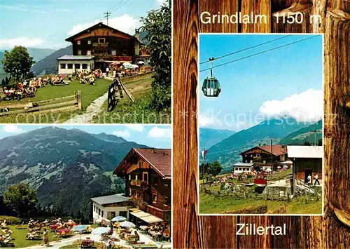 Zillertal Gasthaus Grindalm Seilbahn Kat. Regionales