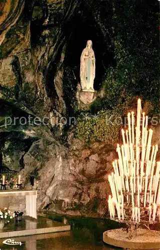 Hoehlen Caves Grottes Lourdes Grotte de l Immaculee Conception  Kat. Berge