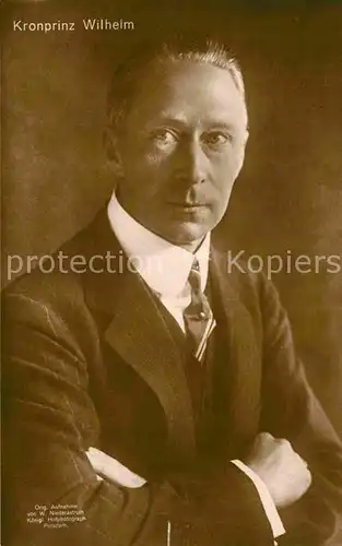 Adel Preussen Kronprinz Wilhelm Kat. Koenigshaeuser