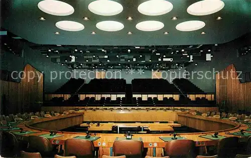 Politik Economic and Social Council Chamber United Nations Headquarters  Kat. Politik