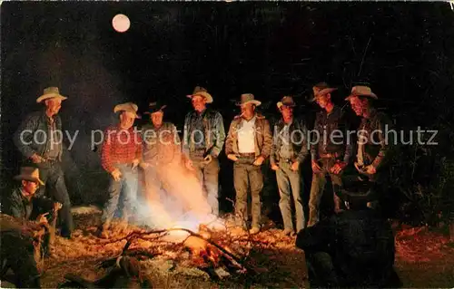 Cowboys Camp Fire Western Moon Kat. Landwirtschaft