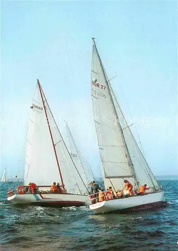 Segelboote Ostsee  Kat. Schiffe