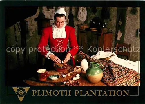 Trachten Plimoth Plantation Massachusetts Servant   Kat. Trachten
