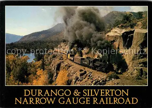 Lokomotive Durango and Silverton Narrow Gauge Railroad Kat. Eisenbahn