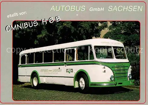 Autobus Omnibus H 6 B Regionalverkehr Sachsen  Kat. Autos