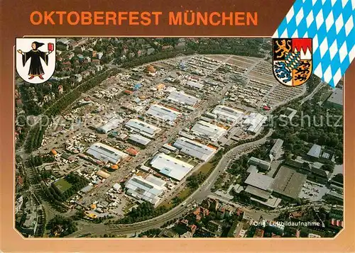 Oktoberfest Muenchen Fliegeraufnahme  Kat. Feiern und Feste