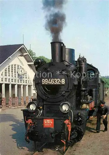 Lokomotive 994632 8 Rasender Roland Bahnhof Binz Ost  Kat. Eisenbahn