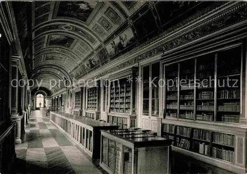 Bibliothek Library Chateau de Fontainebleau Galerie de Diane Bibliotheque  Kat. Gebaeude