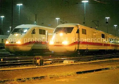 Eisenbahn InterCity Express Zuege 401582 2 401563 2 Frankfurt Main  Kat. Eisenbahn