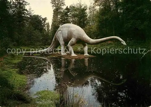 Dinosaurier Diplodocus Saurierpark Kleinwelka  Kat. Tiere