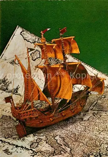 Segelschiffe Landkarte  Kat. Schiffe