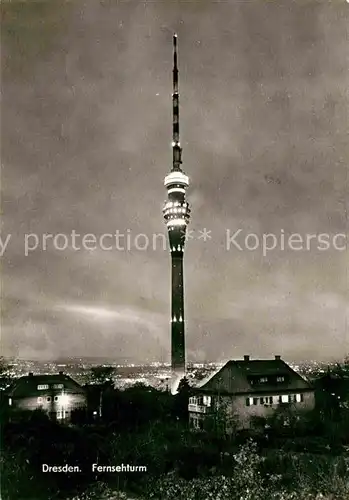 Fernsehturm Funkturm Dresden  Kat. Gebaeude
