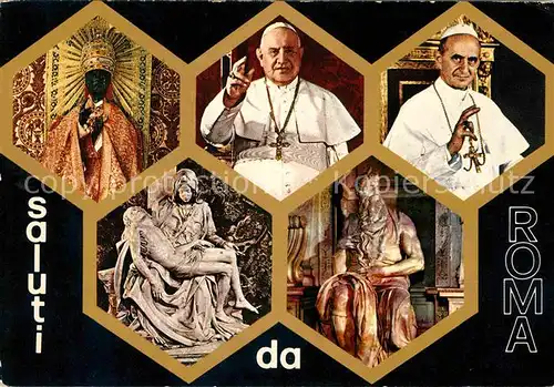 Papst Papa Giovanni XXIII Papa Paolo VI Pieta del Michelangelo Roma Kat. Religion