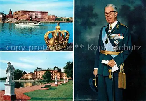 Adel Schweden Koenig Stockholm Royal Palace  Kat. Koenigshaeuser