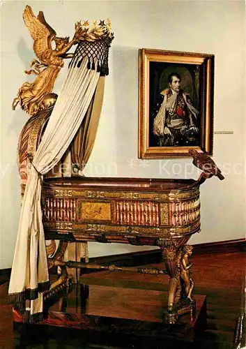 Adel Italien Koenig von Rom Wiegenbett 1811 Wien Museum  Kat. Koenigshaeuser