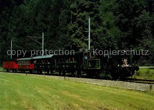 Lokomotive Sihltal Zuerich Uetliberg Bahn Dampflokomotive SOB Ed 3 3 102 Kat. Eisenbahn