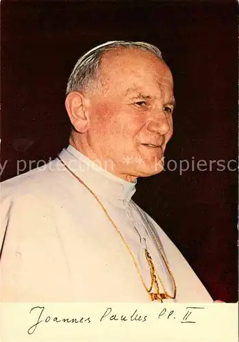 Papst Joannes Paulus PP. II. Kat. Religion