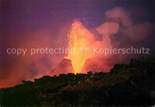 Vulkane Geysire Vulcans Geysers Etna Eruzione Explosion  Kat. Natur