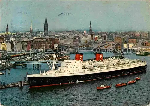Dampfer Oceanliner Hanseatic Hamburg Atlantik Linie  Kat. Schiffe