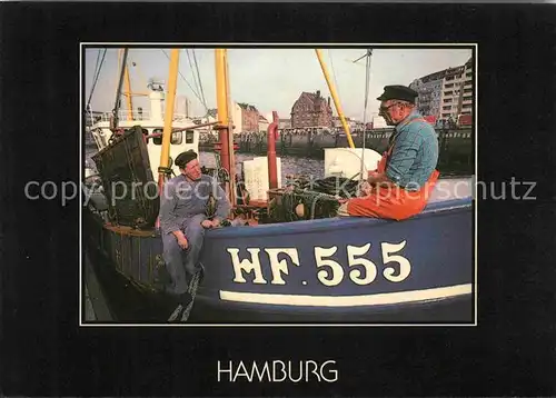 Fischerei Fischer Hamburg Fischereihafen Kat. Handwerk