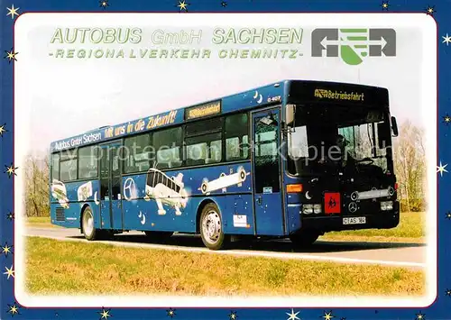 Autobus Omnibus Mercedes Benz 0 407 Regionalverkehr Chemnitz Kat. Autos