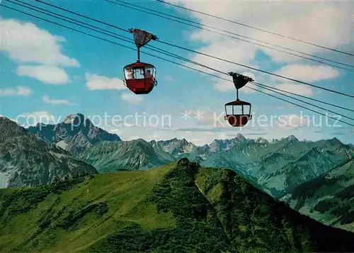 Seilbahn Riezlern Kanzelwandbahn Widderstein Hochkuenzelspitze Kat. Bahnen