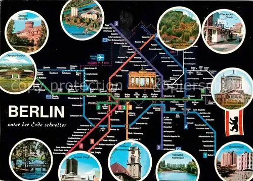 U Bahn Subway Underground Metro Fahrplan Berlin Krumme Lanke Gropiusstadt Kreisel Steglitz