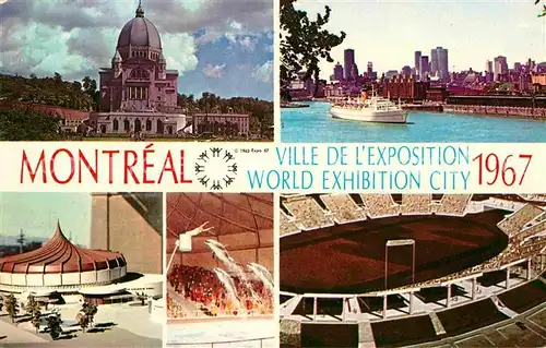 Exposition Universelle Internationale Montreal 1967 Oratoire Saint Joseph Cirque Marin Alcan Autostade