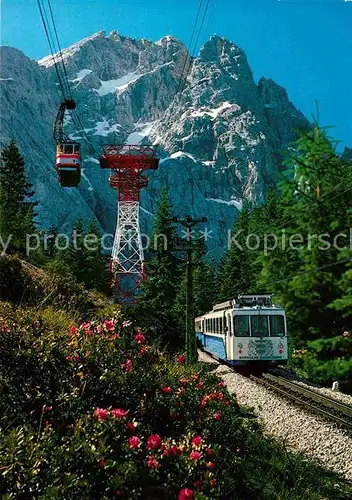 Zahnradbahn Seilbahn Zugspitze  Kat. Bergbahn