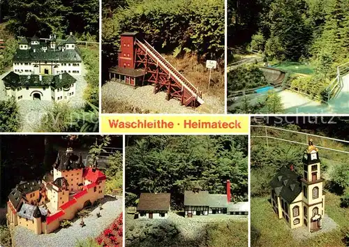Miniatur Waschleithe Heimateck Augustusburg Talsperre Poehl Burg Kriebstein Kat. Besonderheiten