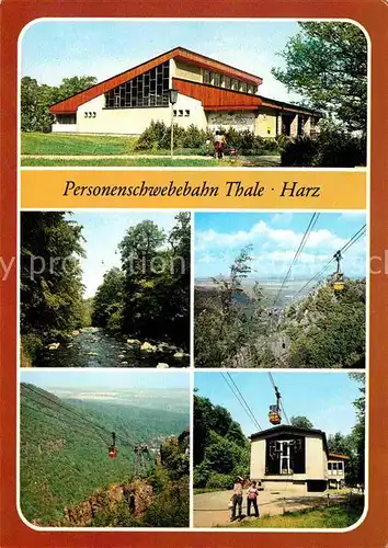 Seilbahn Thale Harz Bergstation Bodetal Kat. Bahnen