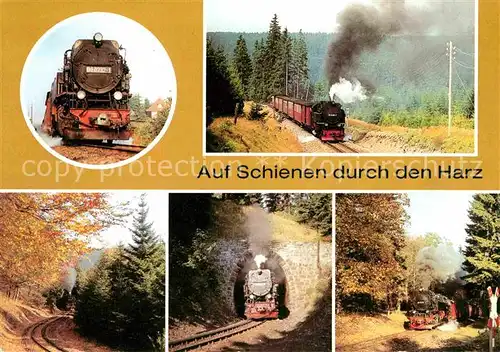 Lokomotive Harzquerbahn  Kat. Eisenbahn