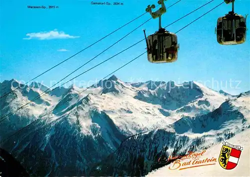 Seilbahn Badgastein Stubnerkogel Gamskarlspitze  Kat. Bahnen