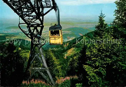 Seilbahn Schauinsland Freiburg Breisgau Kat. Bahnen