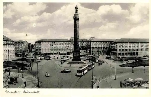 Strassenbahn Darmstadt Luisenplatz Kat. Strassenbahn