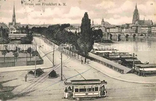 Strassenbahn Frankfurt am Main  Kat. Strassenbahn