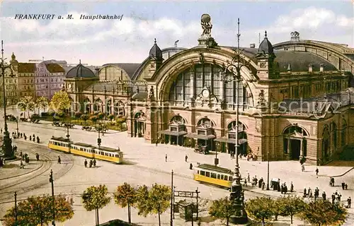 Strassenbahn Frankfurt am Main Hauptbahnhof Kat. Strassenbahn