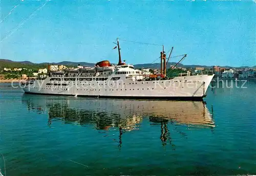 Schiffe Buque Ciudad de Burgos Palma Mallorca  Kat. Schiffe