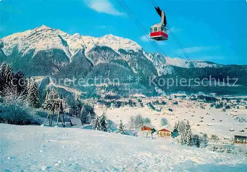 Seilbahn Hausberg Garmisch Partenkirchen Kramer  Kat. Bahnen