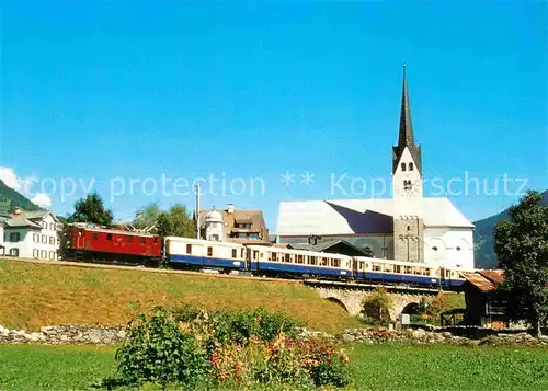 Eisenbahn Elektro Schmalspurlokomotive Ge 4 6 Nr. 353 Trun  Kat. Eisenbahn