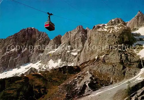 Seilbahn Dachsteinsuedwand Tuerlwandhuette Hunerkogel Hoher Dachstein Kat. Bahnen