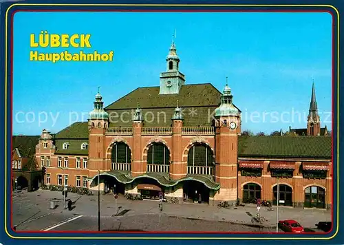 Bahnhof Luebeck Hauptbahnhof Kat. Eisenbahn