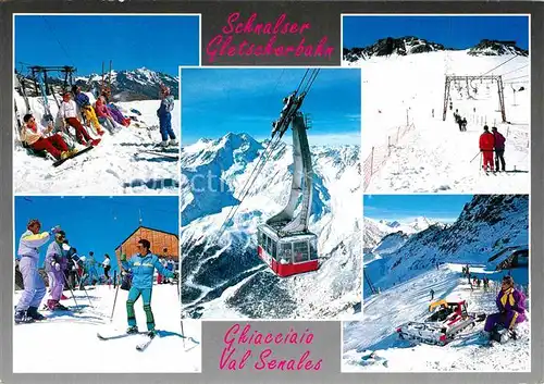 Seilbahn Skifahren Skilift Schnalser Gletscherbahnen Meran Hochjochgletscher Kat. Bahnen