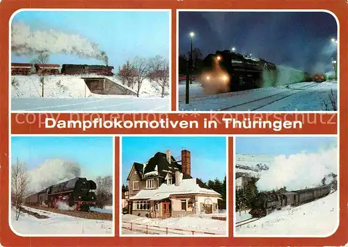 Lokomotive Dampflokomotive BR 44 Triptis Bahnhof Weida Viadukt Lichte  Kat. Eisenbahn