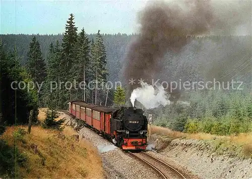 Lokomotive 99 0236 2 Harzquerbahn Benneckenstein  Kat. Eisenbahn