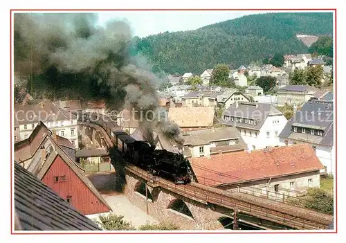 Lokomotive Ortsdurchfahrt Schmiedeberg Kat. Eisenbahn