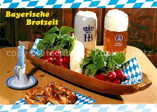 Bier Bayerische Brotzeit  Kat. Lebensmittel