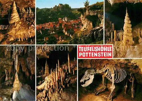Hoehlen Caves Grottes Teufelshoehle Pottenstein  Kat. Berge