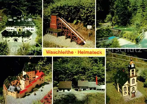 Miniatur Waschleithe Heimateck Talsperre Poehl Alte Schachtanlage Kat. Besonderheiten