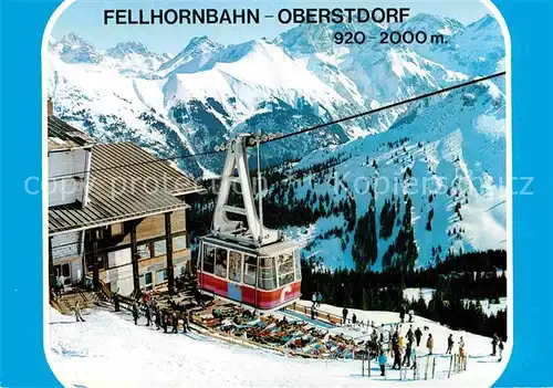 Seilbahn Fellhorn Oberstdorf  Kat. Bahnen